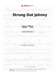 Sheet music, chords Iggy Pop - Strung Out Johnny