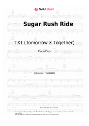 Sheet music, chords Tomorrow X Together - Sugar Rush Ride