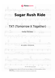 Sheet music, chords Tomorrow X Together - Sugar Rush Ride