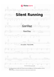 Sheet music, chords Gorillaz, Adeleye Omotayo - Silent Running
