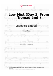 Sheet music, chords Ludovico Einaudi - Low Mist (Day 3, From ‘Nomadland’)
