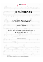 undefined Charles Aznavour - Je t'Attends