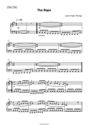 Sheet music, chords Lane 8, POLIÇA - The Rope