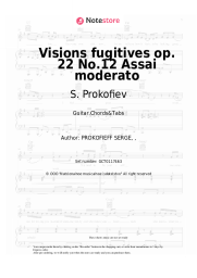 undefined S. Prokofiev - Visions fugitives op. 22 No.12 Assai moderato