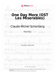 Sheet music, chords Claude-Michel Schonberg - One Day More (OST Les Miserables)