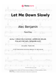 undefined Alec Benjamin, Alessia Cara - Let Me Down Slowly