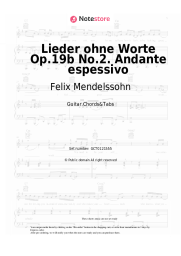 undefined Felix Mendelssohn - Lieder ohne Worte Op.19b No.2. Andante espessivo