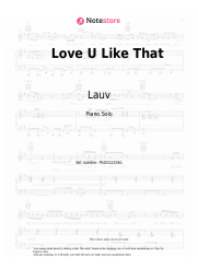 undefined Lauv - Love U Like That