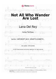 undefined Lana Del Rey - Not All Who Wander Are Lost 