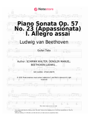 undefined Ludwig van Beethoven - Piano Sonata Op. 57 No. 23 (Appassionata) I. Allegro assai