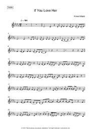 Sheet music, chords Forest Blakk - If You Love Her