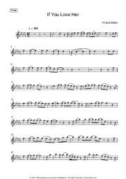 Sheet music, chords Forest Blakk - If You Love Her