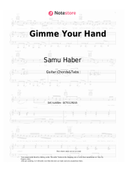 undefined Samu Haber - Gimme Your Hand