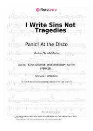 undefined Panic! At the Disco - I Write Sins Not Tragedies