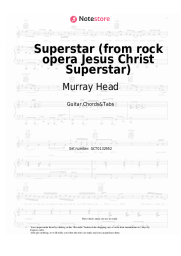 Sheet music, chords Murray Head, The Trinidad Singers - Superstar (from rock opera Jesus Christ Superstar)