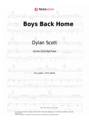 undefined Dylan Scott, Dylan Marlowe - Boys Back Home
