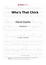 undefined David Guetta, Rihanna - Who's That Chick