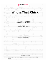 undefined David Guetta, Rihanna - Who's That Chick