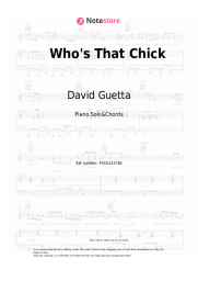 undefined David Guetta, Rihanna - Who's That Chick