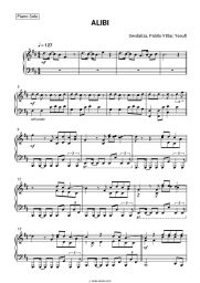 Sheet music, chords Sevdaliza, Pabllo Vittar, Yseult - ALIBI