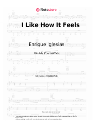 Sheet music, chords Enrique Iglesias, Pitbull, The WAV.s - I Like How It Feels