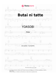 Sheet music, chords YOASOBI - Butai ni tatte