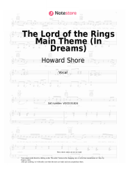 undefined Howard Shore - In Dreams  (The Lord of the Rings Main Theme)