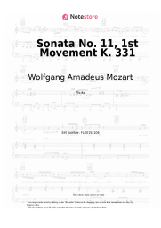 undefined Wolfgang Amadeus Mozart - Sonata No. 11, 1st Movement K. 331