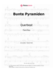 Sheet music, chords Querbeat - Bunte Pyramiden