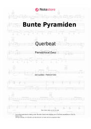 Sheet music, chords Querbeat - Bunte Pyramiden