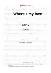 undefined SYML - Where's my love
