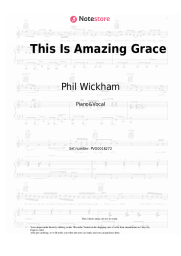 Sheet music, chords Phil Wickham - This Is Amazing Grace