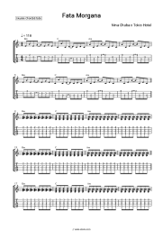 Sheet music, chords Nina Chuba, Tokio Hotel - Fata Morgana
