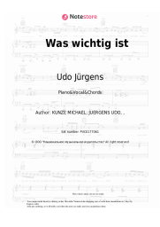 undefined Udo Jürgens - Was wichtig ist