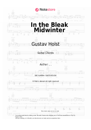 undefined Gustav Holst - In the Bleak Midwinter