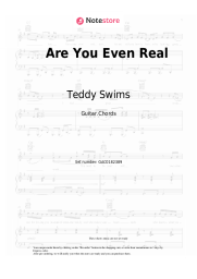 undefined Teddy Swims, Giveon - Are You Even Real