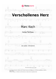 Sheet music, chords Marc Koch - Verschollenes Herz
