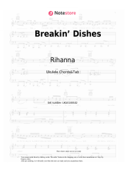 Sheet music, chords Rihanna - Breakin’ Dishes