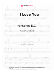 undefined Fontaines D.C. - I Love You