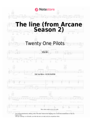 Sheet music, chords Twenty One Pilots - The line (from Arcane Season 2)