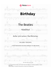 undefined The Beatles - Birthday