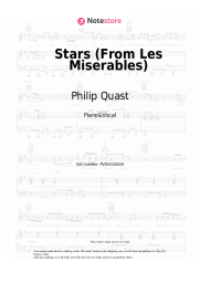 Sheet music, chords Philip Quast, Claude-Michel Schonberg - Stars (From Les Miserables)