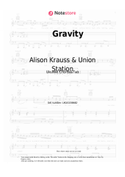 Sheet music, chords Alison Krauss & Union Station, Robert Lee Castleman - Gravity
