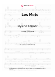 undefined Mylène Farmer, Seal - Les Mots
