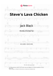 Sheet music, chords Jack Black - Steve's Lava Chicken (A Minecraft Movie Soundtrack)
