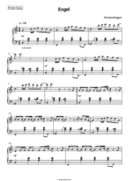 Sheet music, chords Westernhagen - Engel