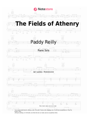 Sheet music, chords Paddy Reilly - The Fields of Athenry