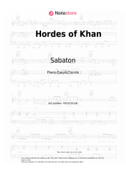 undefined Sabaton - Hordes of Khan