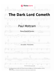 Sheet music, chords Paul Mottram - The Dark Lord Cometh