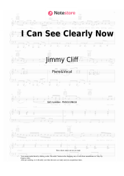 Sheet music, chords Jimmy Cliff - I Can See Clearly Now